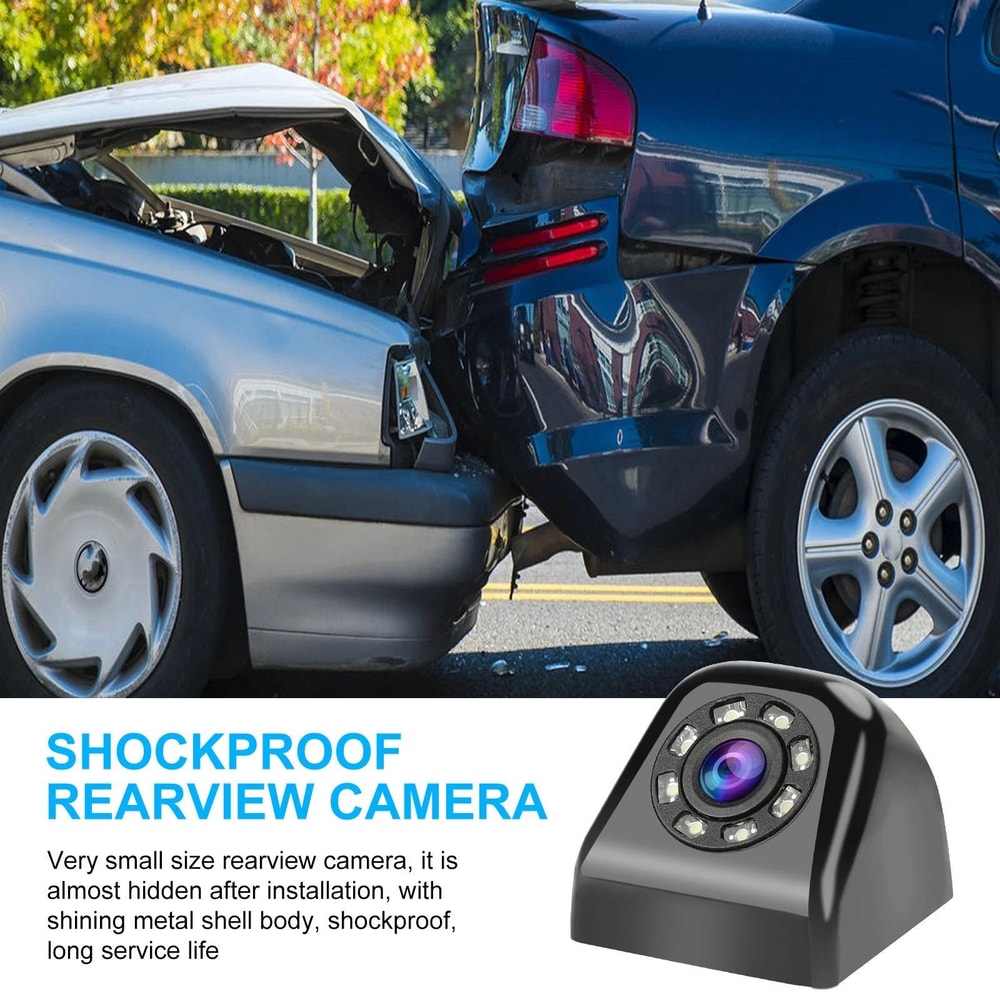 Night Vision Waterproof Reverse Camera Car Rear View Backup Cam With HD Parking Guide 5