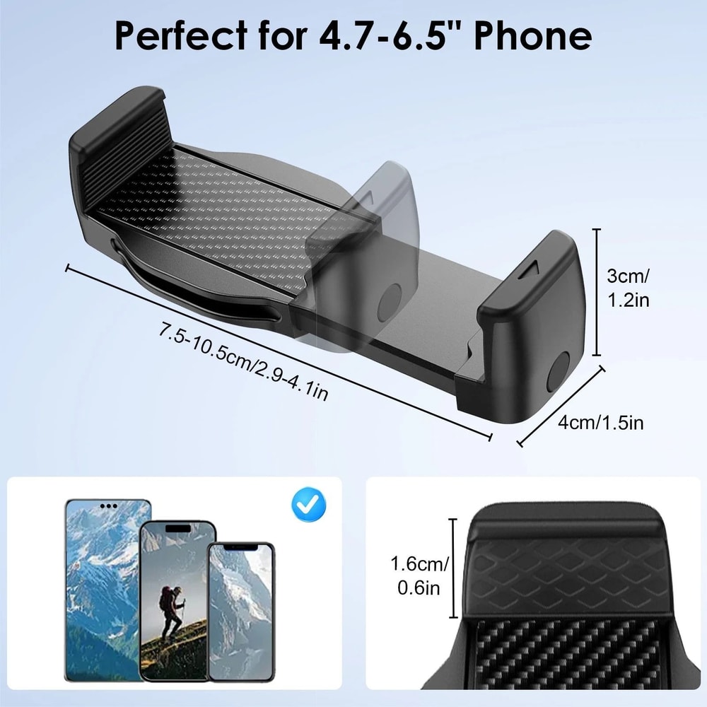 Adjustable Magnetic Phone Holder For Gym Golf Cart Fitness Equipment 6