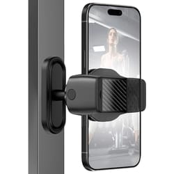 adjustable magnetic phone holder for gym, golf cart & fitness equipment