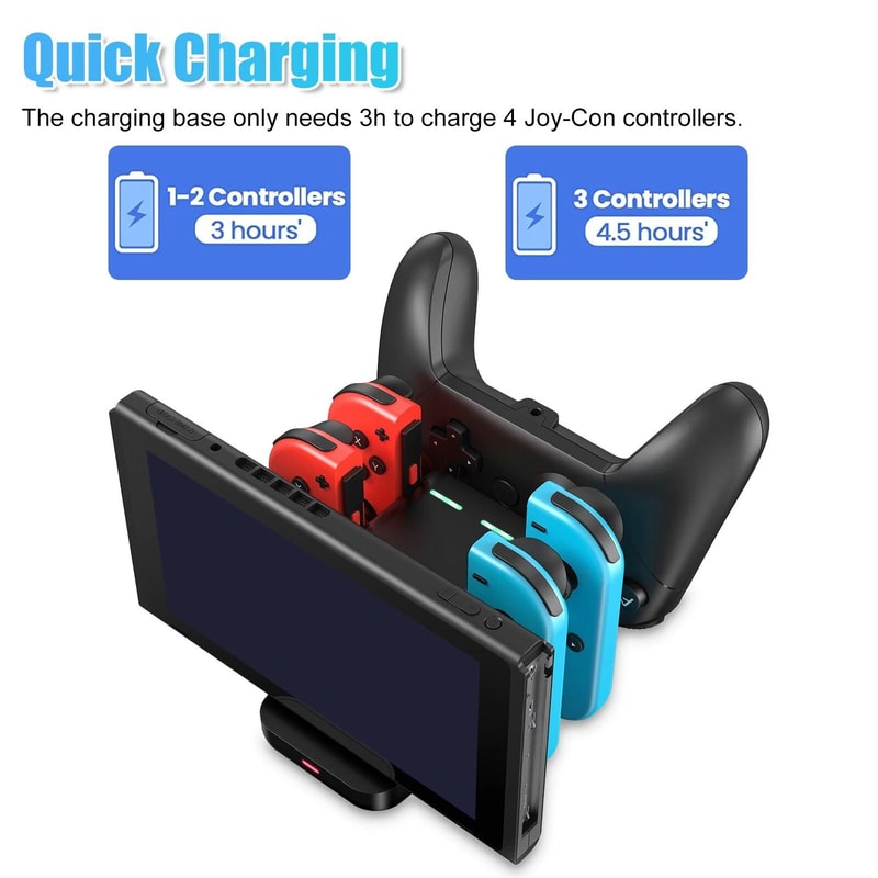 Charging Dock Stand Dual Controller Charger 6