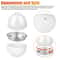 Egg Boiler Cooker For Microwave Fast Hard Or Soft Boiled Eggs Steamer Kitchen Pod 5