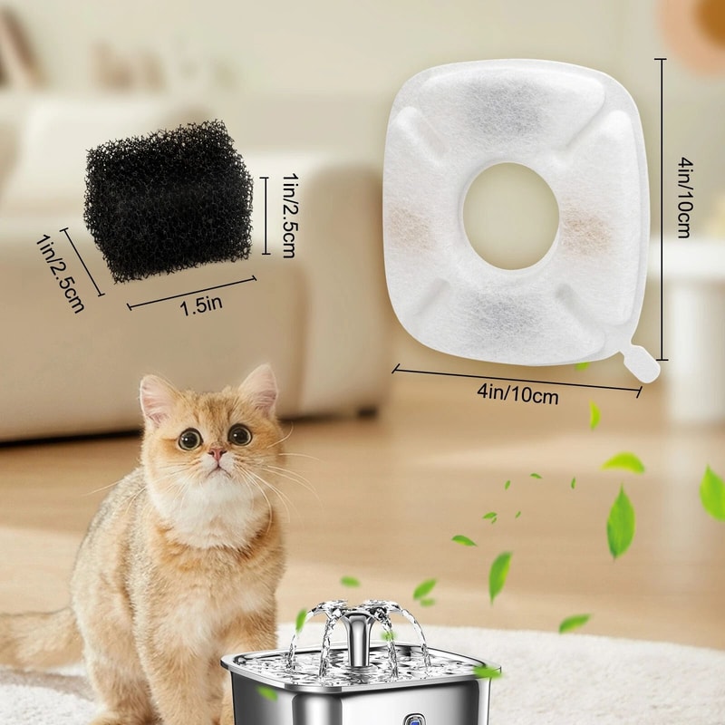 Replacement Filters Pet Water Fountain Filters Sponges 4