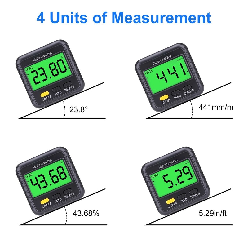 Angle Meter Finder Magnetic Digital Level Box Gauge For Precise Measurements 4