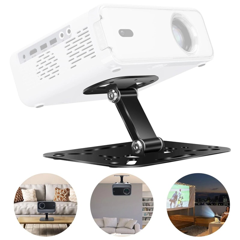 Compact Projector Mount Ceiling Or Table Stand Universal Compatibility 0