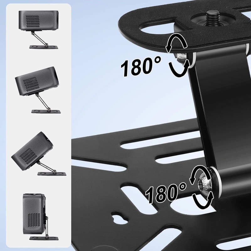 Compact Projector Mount Ceiling Or Table Stand Universal Compatibility 4