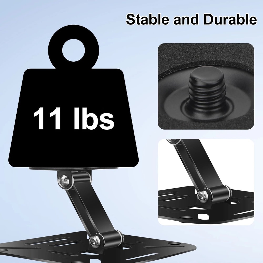 Compact Projector Mount Ceiling Or Table Stand Universal Compatibility 5