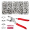 Press Studs With Pliers Durable Snap Fastener Kit For Sewing Projects 1