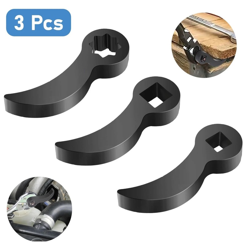 MultiAngle Pry Bar Adapter HighStrength Carbon Steel Flexible Leverage 0