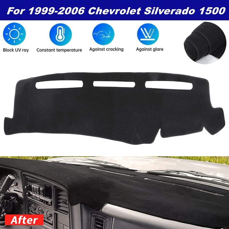 Mat Dashboard Pad Car Dash Cover Dash Mat Protector Anti Glare Cover Sun And Heat Shield 3