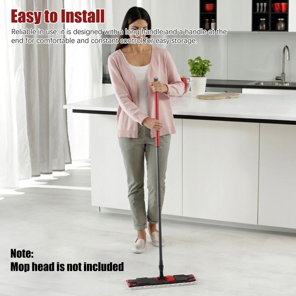 Compatible Handle Replacement Long Telescopic Spin Mop Pole Adjustable 5