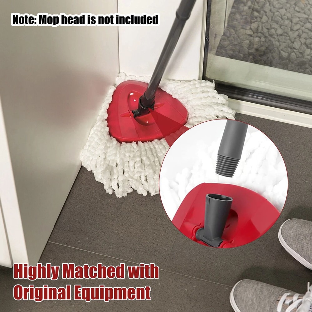 Compatible Handle Replacement Long Telescopic Spin Mop Pole Adjustable 7