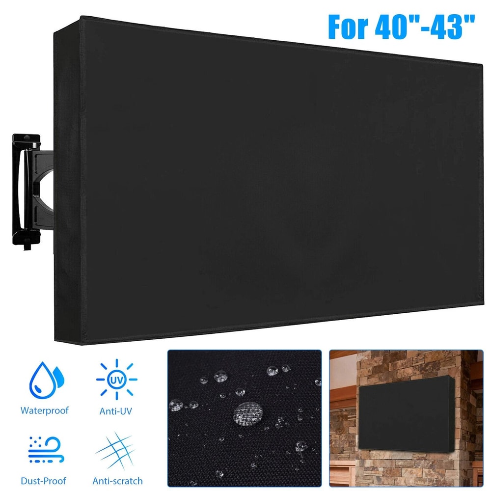 Waterproof Weatherproof Outdoor TV Cover Fitted Television Protector 3