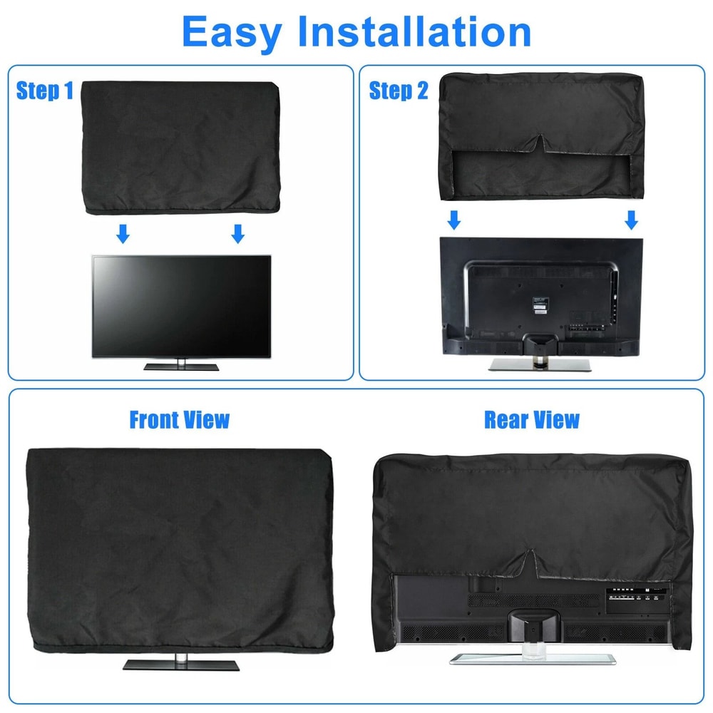 Waterproof Weatherproof Outdoor TV Cover Fitted Television Protector 5