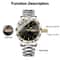 Classic Business Wristwatch Men Watch Stainless Steel Waterproof 5
