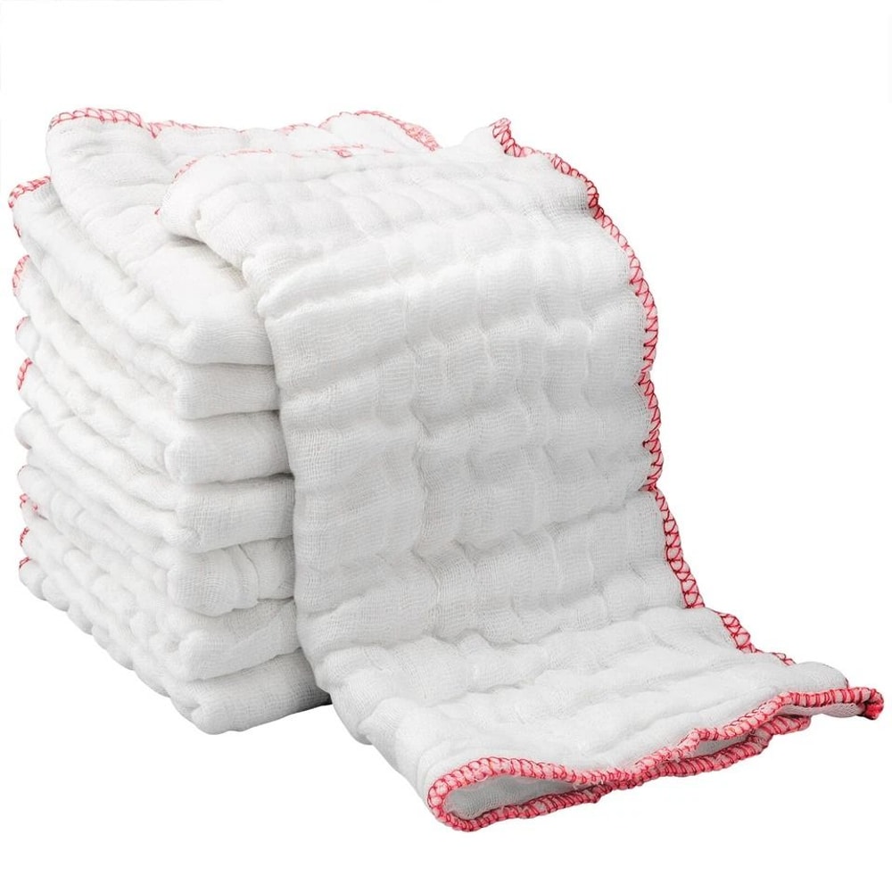 Cotton Kitchen Towels Super Absorbent Washing Rags NonAbrasive Dish Cloths For Cooking Cleaning 1