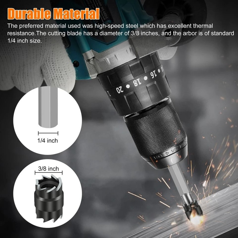 Rotary Spot Weld Cutter Bits Double Sided Remover Drill HighSpeed Steel Tool For Stainless Steel Al 2