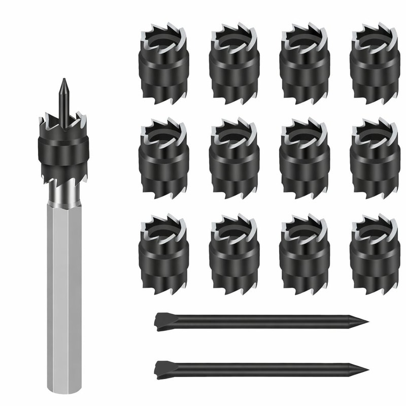 Rotary Spot Weld Cutter Bits Double Sided Remover Drill HighSpeed Steel Tool For Stainless Steel Al 0