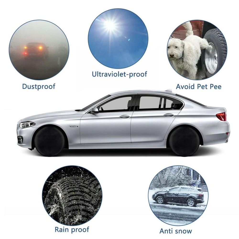HeavyDuty Waterproof Tire Covers Universal Wheel Protection 5