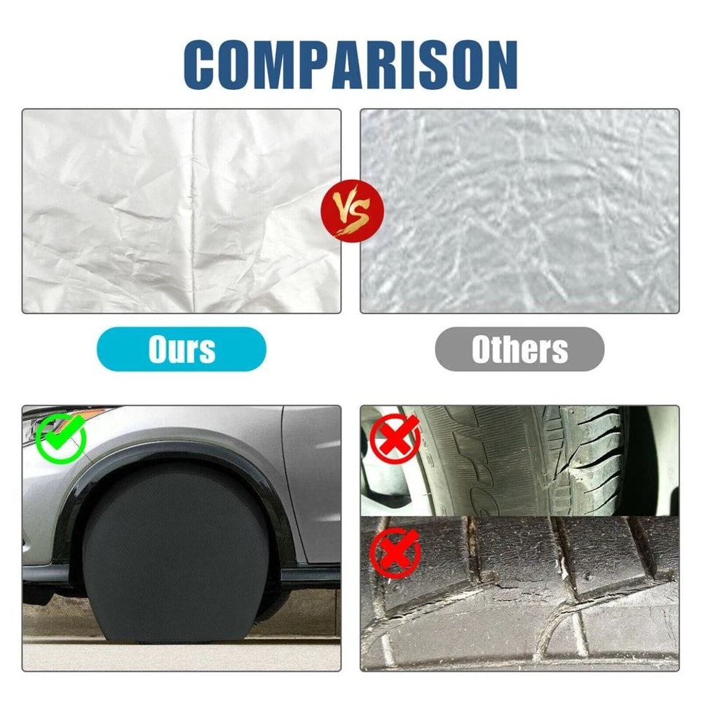 HeavyDuty Waterproof Tire Covers Universal Wheel Protection 6