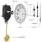 DIY Silent Wall Clock Movement Kit Pendulum Swing Mechanism Repair Parts For Home Projects 3