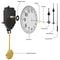DIY Silent Wall Clock Movement Kit Pendulum Swing Mechanism Repair Parts For Home Projects 3