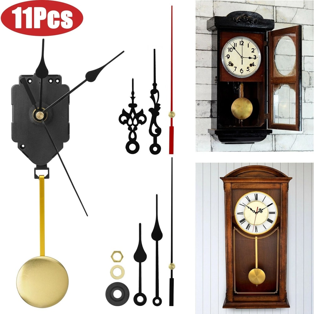 DIY Silent Wall Clock Movement Kit Pendulum Swing Mechanism Repair Parts For Home Projects 4