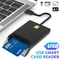 Military Common Access Card Reader USB Smart Chip Bank Credit Smart Card Compatible 1