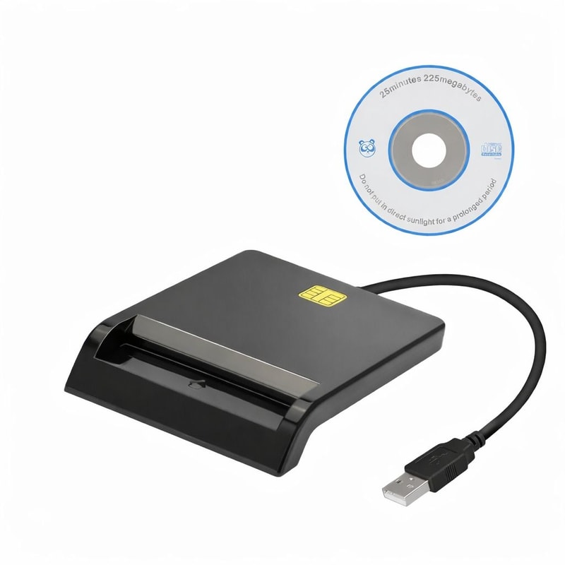 Military Common Access Card Reader USB Smart Chip Bank Credit Smart Card Compatible 0
