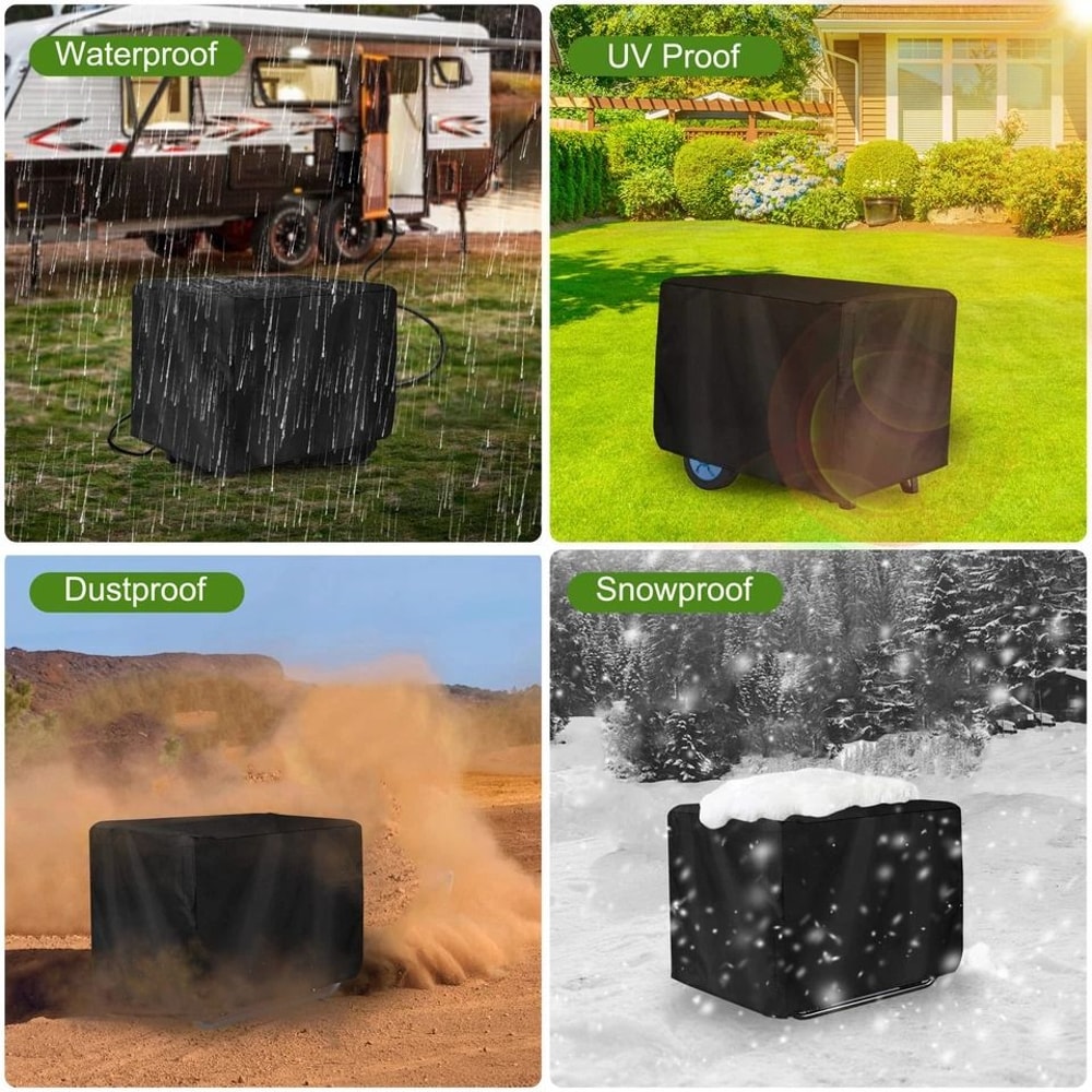 Heavy Duty Universal Generator Cover Outdoor Waterproof And Weather Resistant 2