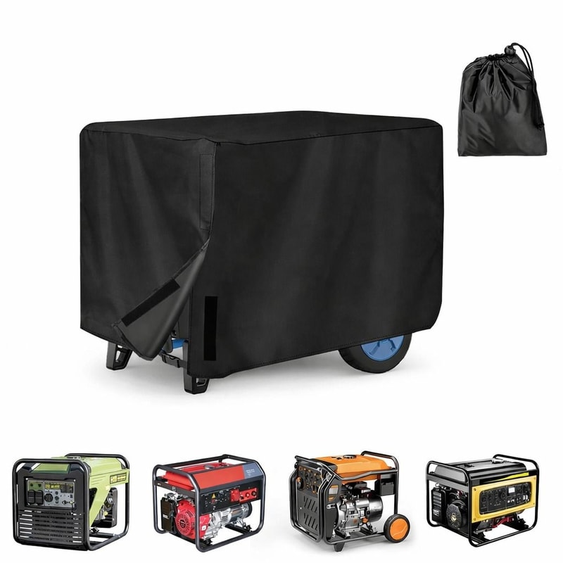 Heavy Duty Universal Generator Cover Outdoor Waterproof And Weather Resistant 0