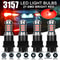 LED Red Strobe Tail Blinking Bulbs For Brake Light Warning Safety 3