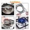 Heavy Duty Disposable Aluminum Stove Burner Liners Square Gas Burner Cover Tin Protector 1