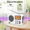 Clear Loud Digital Radio Player With LCD Screen And Rechargeable Battery 9
