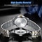 Classic Stainless Steel Business Wristwatch For Men Waterproof Date Calendar 5