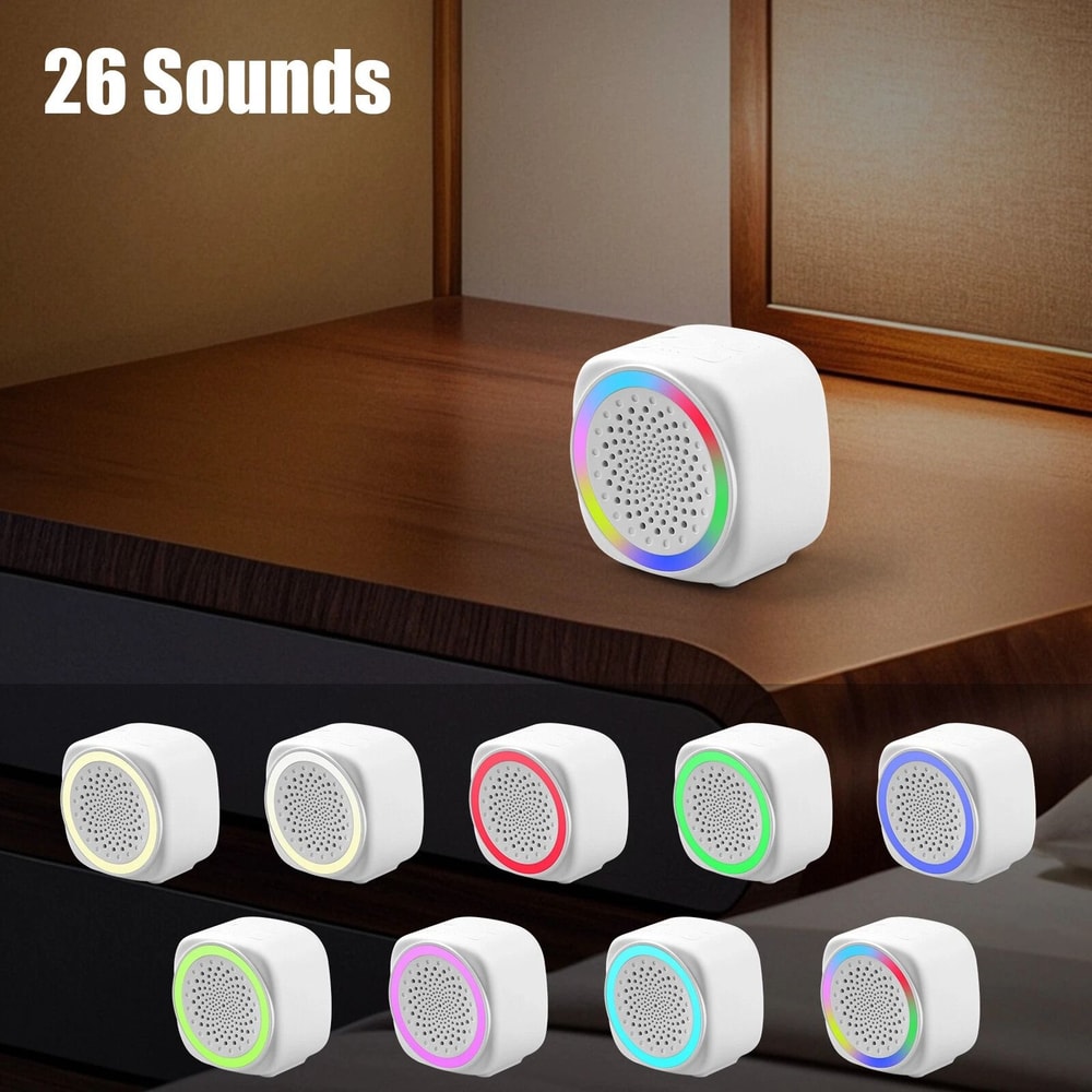 Soothing Sound Night Light Mini White Noise Sleep Machine For Bedroom 7