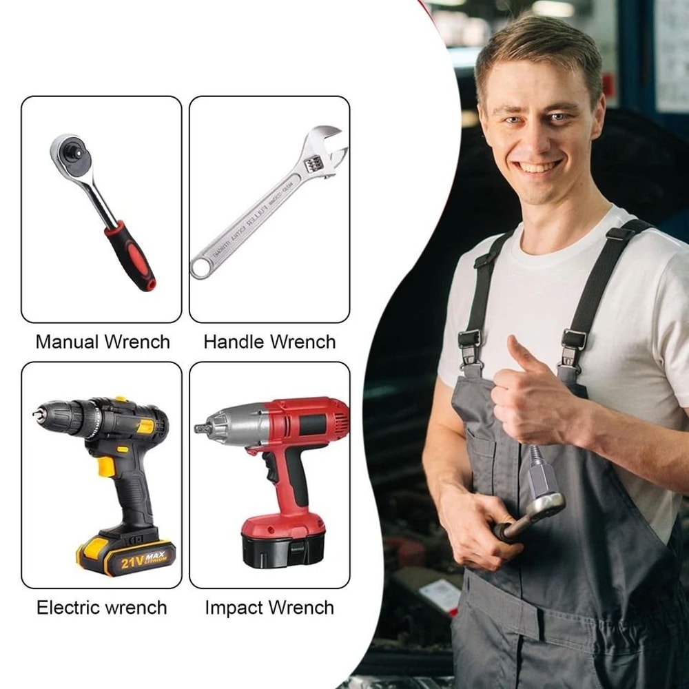 Broken Bolt Remover Tool Set MultiSpline Screw Extractor For Drill 2