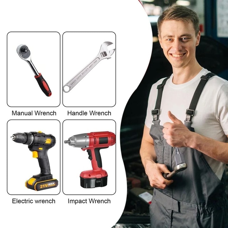 Broken Bolt Remover Tool Set MultiSpline Screw Extractor For Drill 2