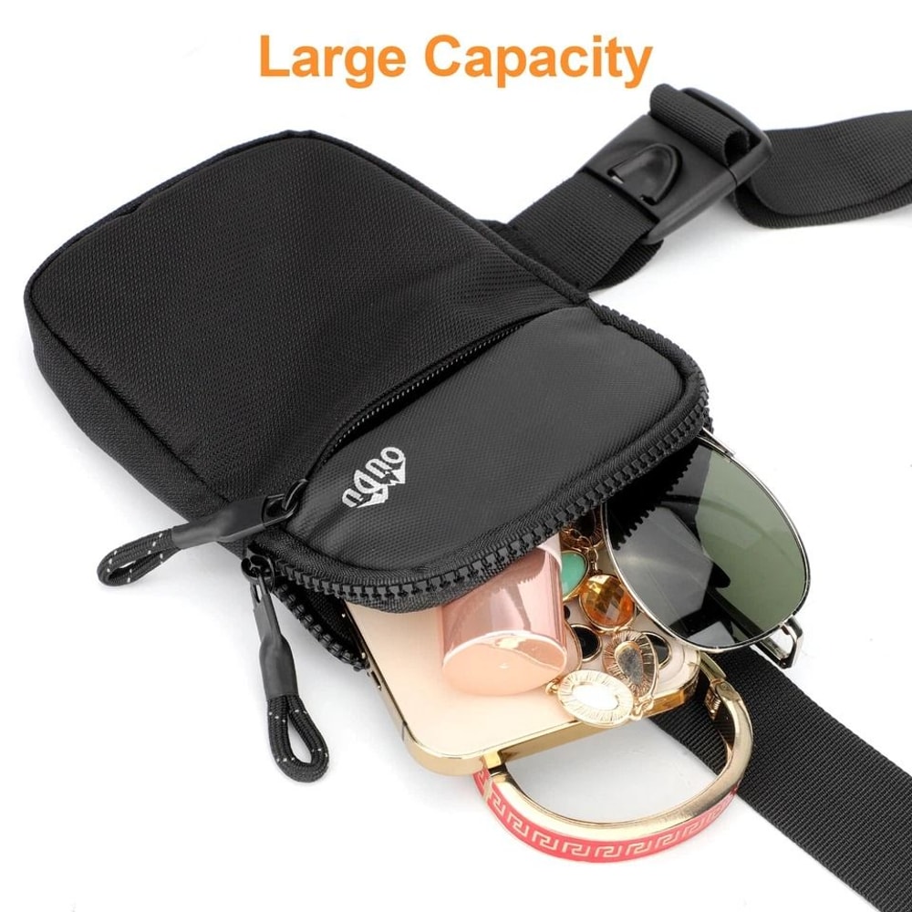 Compact Waterproof Chest Backpack For Men Women Adjustable Sling Shoulder Bag 6