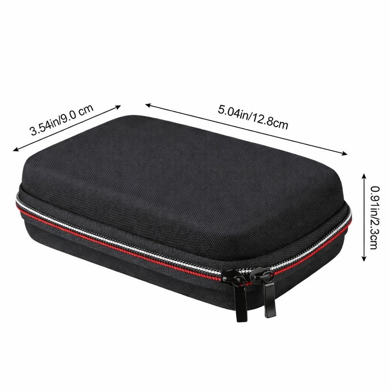 Hard Shell Carrying Case Protective Travel Cover Pouch Black 1