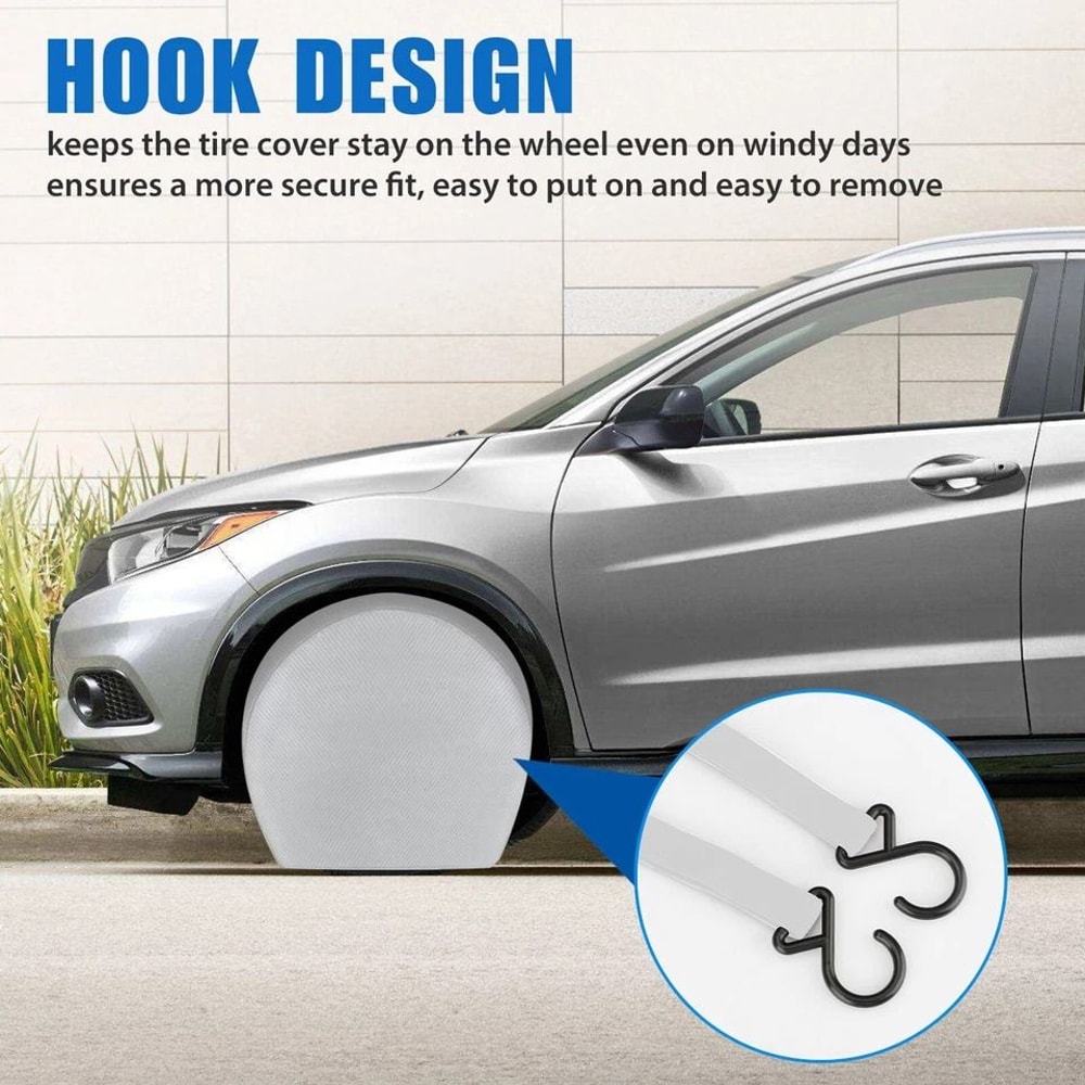 Durable Tire Protector Wheel Cover Set 8