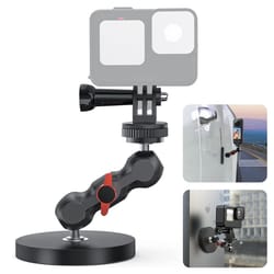 adjustable magnetic camera mount, ultra-strong ball head mount for cameras, smartphones, and more