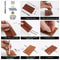 Leather Rivet Kit With Punching Tools Double Cap Metal Studs For DIY Craft 1