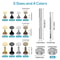 Leather Rivet Kit With Punching Tools Double Cap Metal Studs For DIY Craft 2