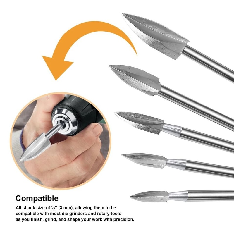 Wood Carving Drill Bits Set Engraving Cutter 3