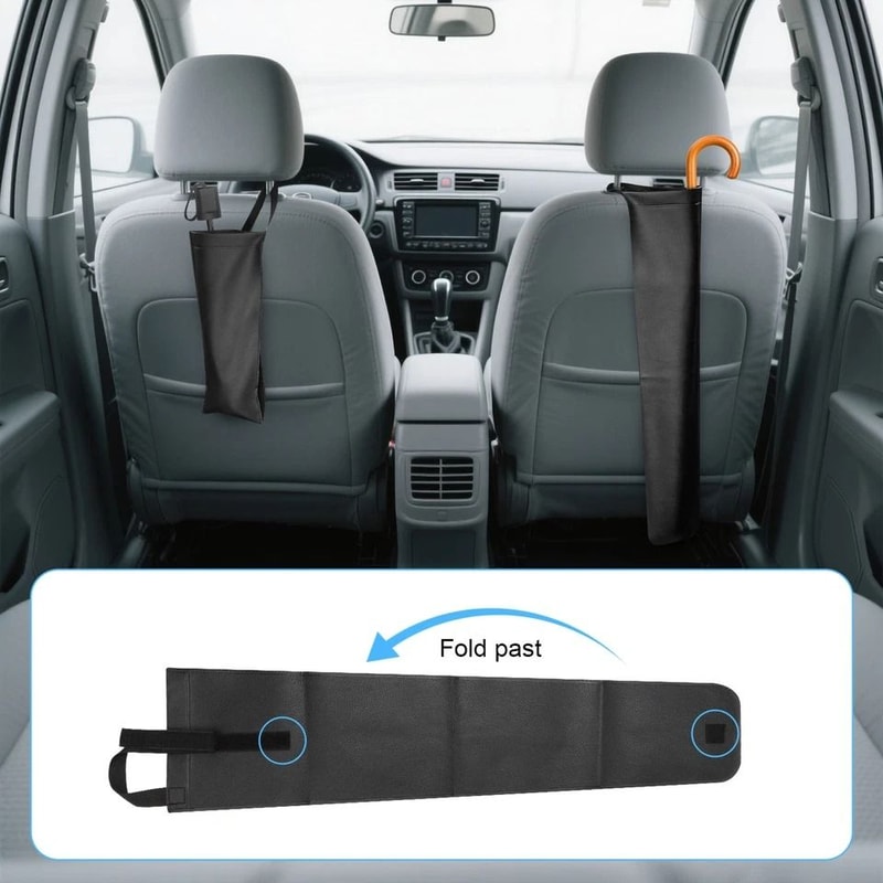 Waterproof Car Umbrella Holder With Strap Seat Back Storage Bag For Umbrella 4