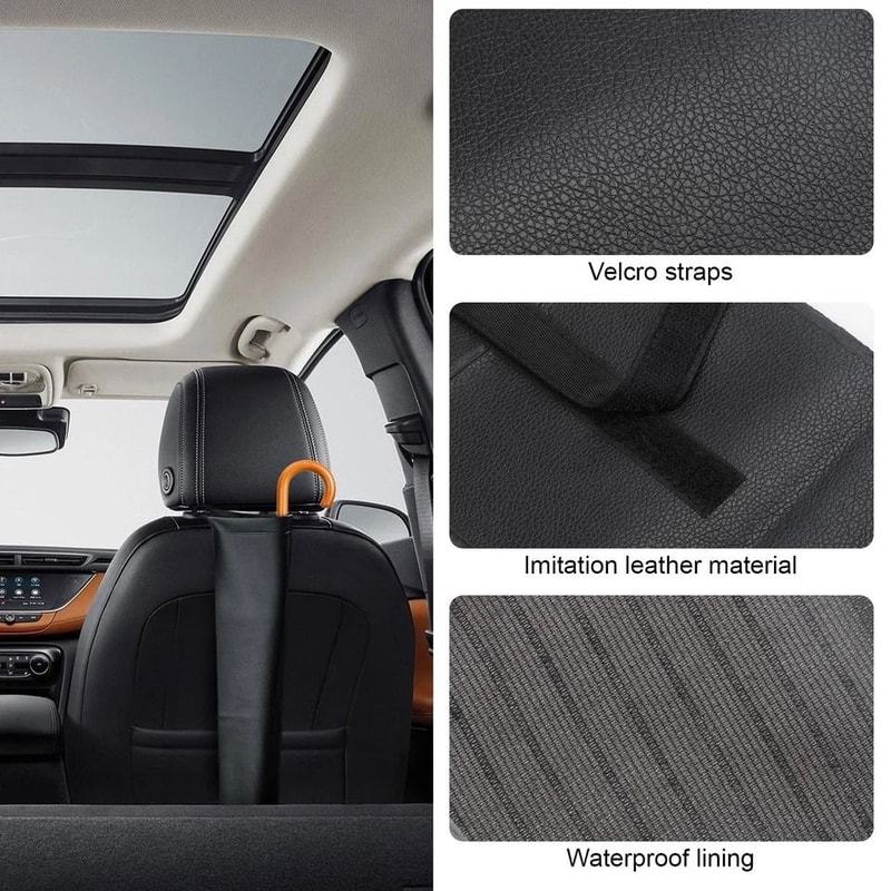 Waterproof Car Umbrella Holder With Strap Seat Back Storage Bag For Umbrella 5