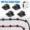 SelfAdhesive Cable Clips For Cord Management Wire Tie Holders Clamp Organizer 4