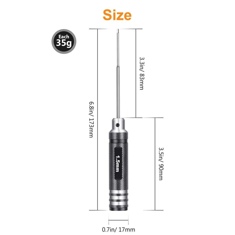 RC Tools Kit Hex Screwdrivers For Helicopter Boat And Drone Repair 1