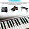 Reusable Piano Stickers Removable Silicone Keyboard Note Labels For Easy Learning 7