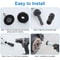Car Rust Remover Wheel Stud Cleaner Hub Resurfacing Kit Brake Disc Polishing Tool 3